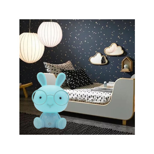Veilleuse LED USB lapin avec lunettes, 1 pièce 2