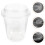 Plastkaffekoppar med lock 380 ml 50 st 7