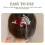 Pince à cheveux de mariage avec fleur et pompon (1 pièce) 8
