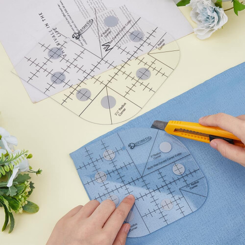 Ακρυλικός Κυρτός Χάρακας Γωνίας για Quilting2 τεμάχια 2