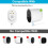 Solar Panel Charger for Doorbell Camera Compatible with 8
