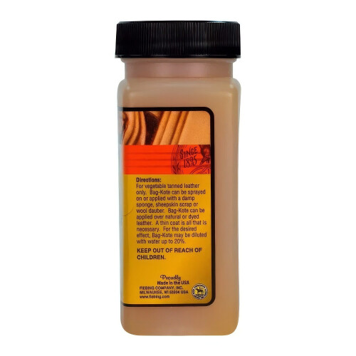 Fiebing's Neutral Bag Kote - Flexible Protective Coating for Leather 4oz 2