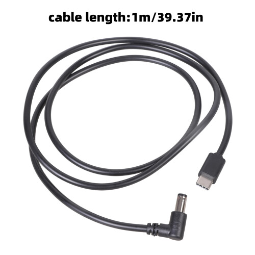 USB-C auf DC 5,5  2,5 mm 90-Stromkabel 9 V/12 V/20 V 2