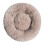 Round plush dog bed winter warm washable for small medium 8