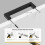 Black Square Bar Cabinet Pulls Stainless Steel 4in 2-Pack 5