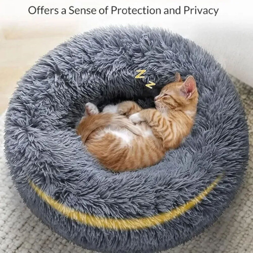 Round Pet Bed for Large to Medium Dogs, Super Soft, 6 Sizes 2
