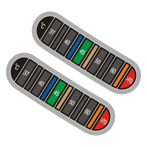 Temperature Display Sticker Thermometers Sticker-2 pieces