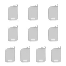 10-pack PP-kaartverdelers voor verzamelkaartopslag voor-Grijs