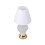 Miniature White Table Light Model Doll House Accessories Role 1