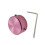 Practical Effect Pedal Toppers Caps Metal Texture Suitable-Pink 1