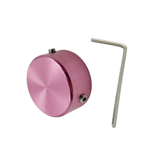 Practical Effect Pedal Toppers Caps Metal Texture Suitable-Pink