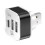 USB-mannetje naar 2 USB-vrouwtje Type C vrouwelijke-Zwart 1