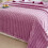 Purple Fleece Sofa Throw Blanket 79x71 in 5