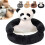 Teddy Bear Dog Bed Brown Medium with Removable Cover 8