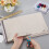 Geweven gestreepte stof, beige, 2 meter 3