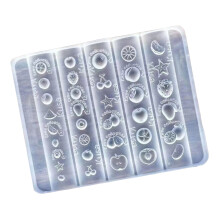 DIY Silicone Nails Charm Mold Crafting Fruit Patterns For