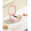 Mini beauty case rosa trasparente, approvato dalla TSA, 1 pezzo 4