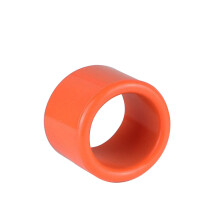 Tube Shape Protector Fishing Rod Butt Cover Holder-Orange