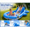 Kids Whale Inflatable Play Pool and Slide 1