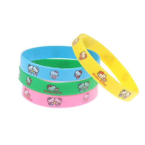 τεμάχια βραχιόλι Sanrio Anime για παιδιά κοσμήματα από σιλικαζέλ για πά