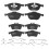 Avant Arrière Kit Freinage for Ford Focus C-Max DM2 2003-2007 8