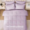 Light Purple Twin Comforter Set 5-Piece 3