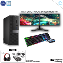 Dell Optiplex SFF Business Desktop Computer, Core i7, 8 GB RAM, 1 TB HDD. - Refurbished