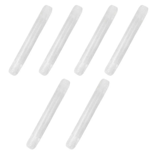 (Transparent) Paar rutschfeste Silikon-Bügelenden mit Ohrhaken 1