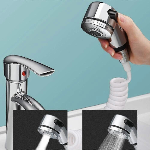 Handbrause, Waschbecken, Duschschlauch, Sprüher 2