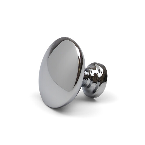 Polished Chrome Cabinet Knob Round Silver 32mm 1
