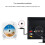(White) New Kecag KC-609 Wall Mounted DVD/CD Player Bluetooth CD Version No TV Plug-In Version 2