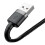 (Multicolor, Black Grey) BASEUS Cafule Series 2m datasynkroniseringsladekabel for iPhone X 8 8 Plus 5