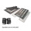 (Black) Black Heavy Duty Metal Tilted Desktop Speaker Stands for Most Studio Monitors 2