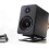 (Black) Black Heavy Duty Metal Tilted Desktop Speaker Stands for Most Studio Monitors 4