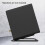 (Black) Black Heavy Duty Metal Tilted Desktop Speaker Stands for Most Studio Monitors 5