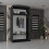 MN Furniture Modern Double Mirrored Sliding Wardrobes Black 90cm 2