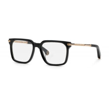 Occhiali da Vista Philipp Plein VPP117M 54/18/145 Nero lucido Acetato UOMO VPP117M