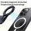 (White) Universal Foldable Extendable Wireless Bluetooth Selfie Stick Tripod for iPhone 3