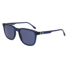 Lacoste L6029S Sunglasses 53/19/145 Transparent Blue Bio inj-g820 MAN L6029S
