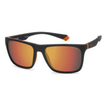 Polaroid Sunglasses PLD 2141/S 57/18/140 Matte Black Orange Rubber Frames UNISEX PLD 2141/S