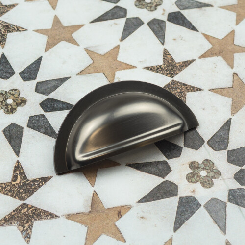 (76mm Cup) Dark Grey Cup Handle & Coordinating Knobs 2