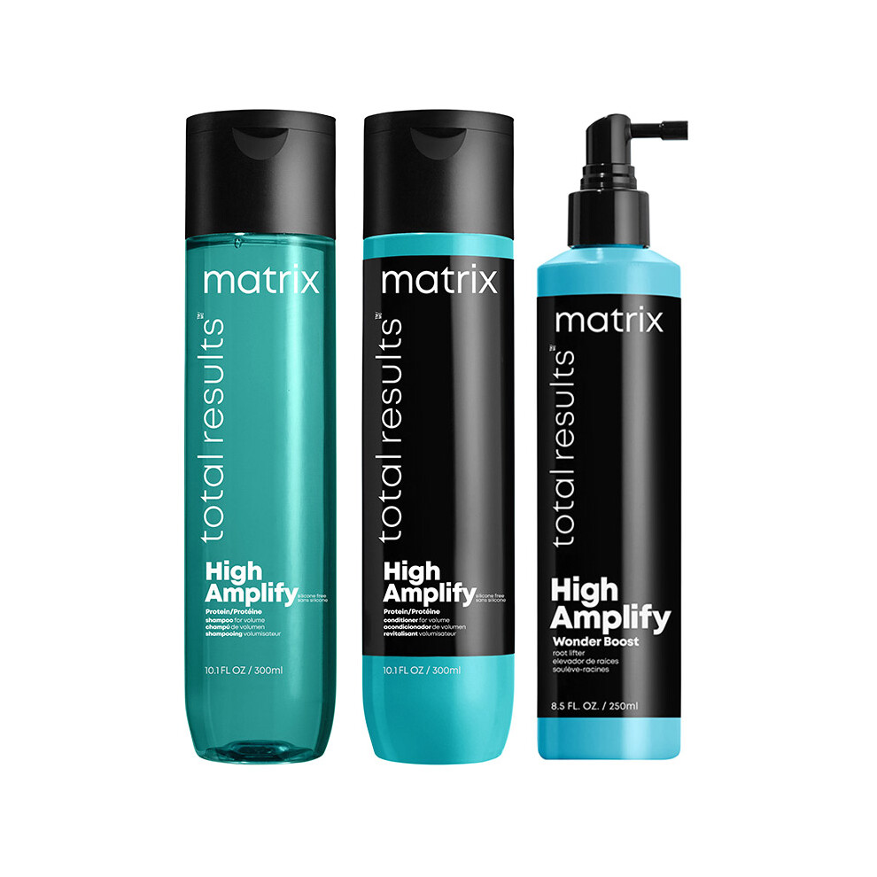 Matrix Total Results High Amplify Shampoo 300Ml, Conditioner 300Ml & W
