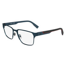 Lacoste L2306 55/16/145 Matte blaue Metallbrille MAN L2306