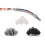 (Grey) 3 Pairs Silicone Anti-Slip Temple Tips Retainer Ear Hooks 3