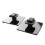 (Black) 1 Pair Stable Support Tabletop Bracket for Bose Lifestyle 650 Surround Speaker A 4