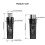 (Black, 1 Tray 2) 2.4GHz XLR Wireless Microphone System Rechargeable Transmitter Receiver Audio Adapter A 5