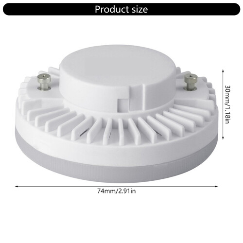 GX53 Base Warm White Cold White Cabinet Lamp-Cool white 6000K 2