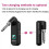 (Black, 1 To 1) 2,4 GHz oppladbar trådløs gitarsystem sender/mottaker 1 til 1 3