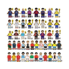 48PCS Soccer players Mini figure Building Blocks Kids Toys