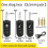 (Black) 2.4G Wireless Guitar Pickup Transceiver Plug Play for 6.35mm Audio Interface Elec Instr B 2